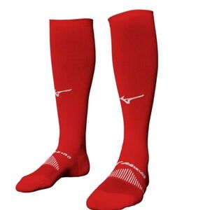 NEW NWOT Mizuno Red Performance Knee-High OTC Socks